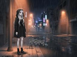 빗소리가 들리는 밤