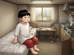 어린 아이가 되었다