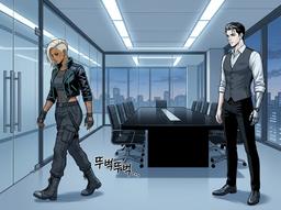 네온 아래 증명의 시간